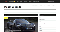 Desktop Screenshot of moneylegends.com