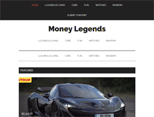 Tablet Screenshot of moneylegends.com